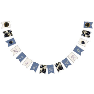Banderines Srta. Bridal Shower Floral Blackberry