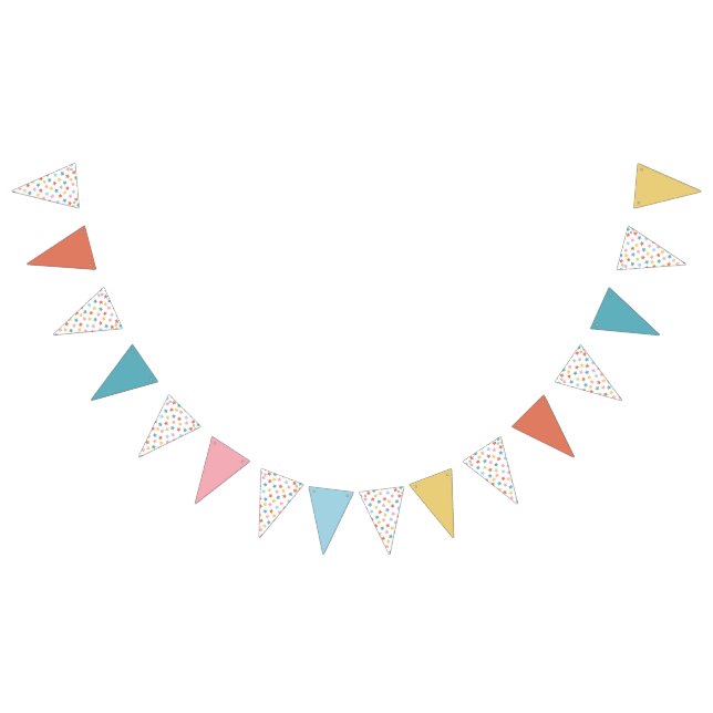 Banderines Star Confetti (Retro-Solids) (Todo)