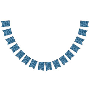 Banderines Steel Blue Monocolor Camo