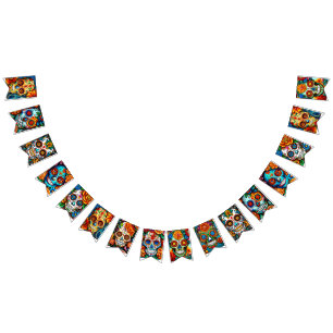Banderines Sugar Skull