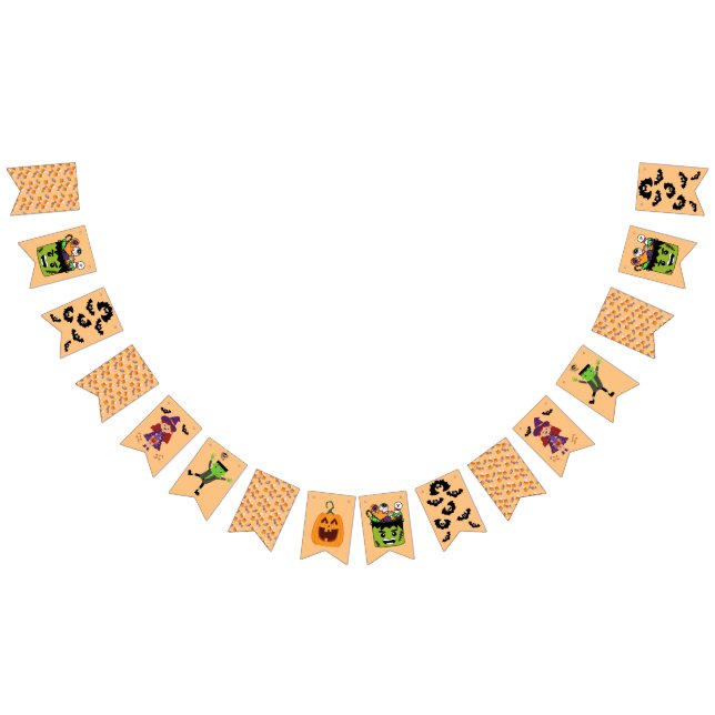 Banderines Suministro Fiesta de niños de Halloween (Todo)