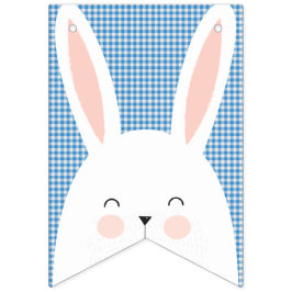 Banderines Super Kawaii dulce conejito de Pascua.