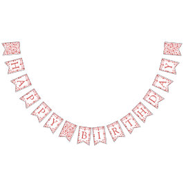 Banderines Sweetheart Happy Birthday Banner