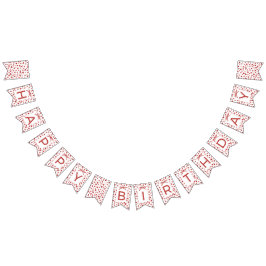 Banderines Sweetheart Heart Happy Birthday Banner Decoration