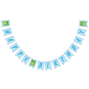 Banderines T-Rex Dinosaur Birthday Party Blue