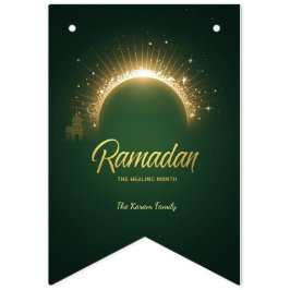 Banderines Tarjeta de vacaciones de Ramadán Kareem