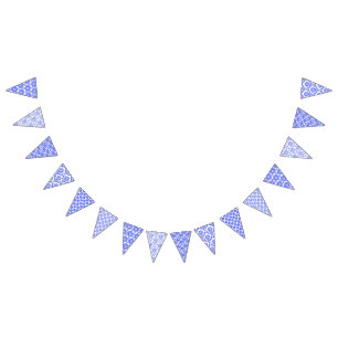 Banderines Tarro blanco azul del jengibre del chinoiserie del
