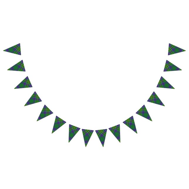 Banderines Tartan Clan Hunter Escocés (Todo)