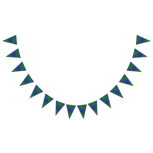 Banderines Tartan de caza del Clan Barclay escocés (Todo)