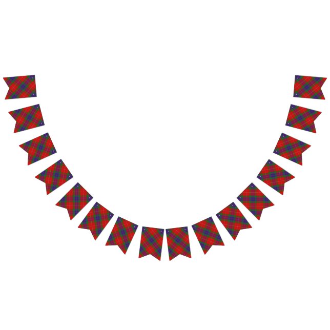 Banderines Tartán escocés de Fraser del clan (Todo)