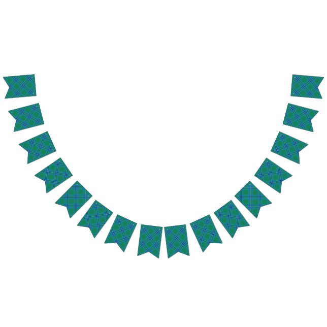 Banderines Tartán escocés de Irvine Irwin del clan (Todo)