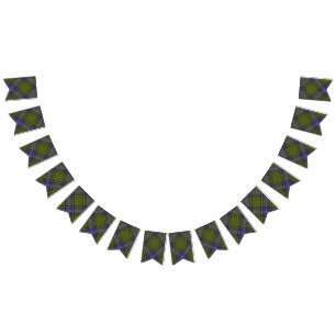 Banderines Tartán escocés de la caza de MacMillan del clan