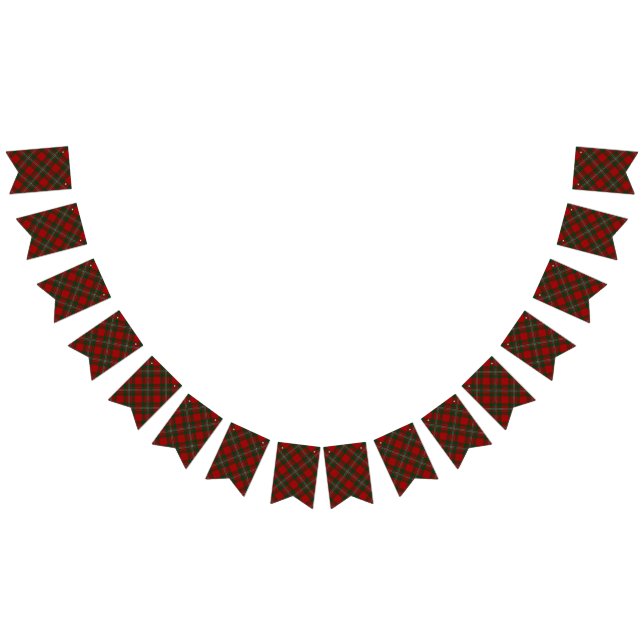 Banderines Tartán escocés de MacGregor Gregor del clan (Todo)