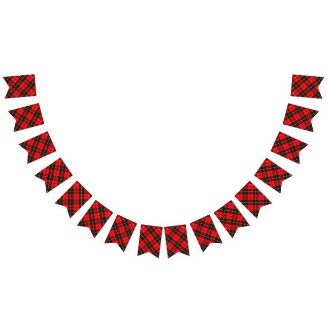Banderines Tartán escocés de Wallace del clan (Todo)