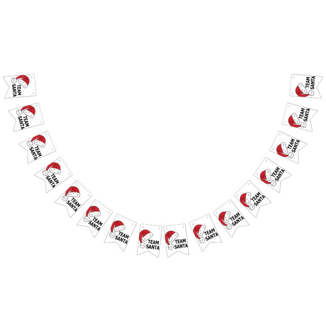 Banderines Team Santa ,Cool Christmas Gift (Todo)
