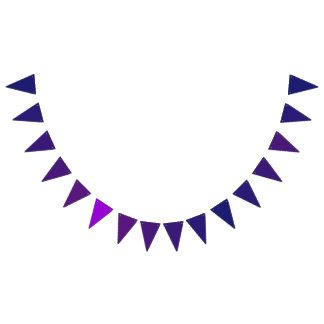 Banderines Tema de degradado violeta de media noche azul a pr