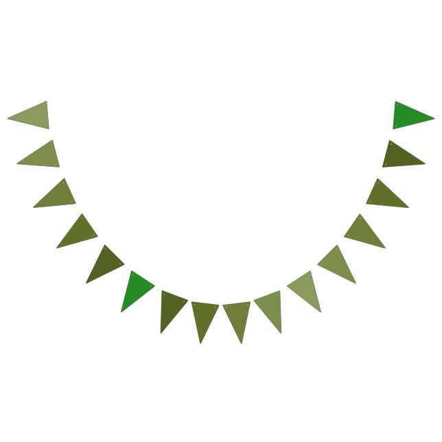 Banderines Tema de gradiente de verde musgo a bosque (Todo)