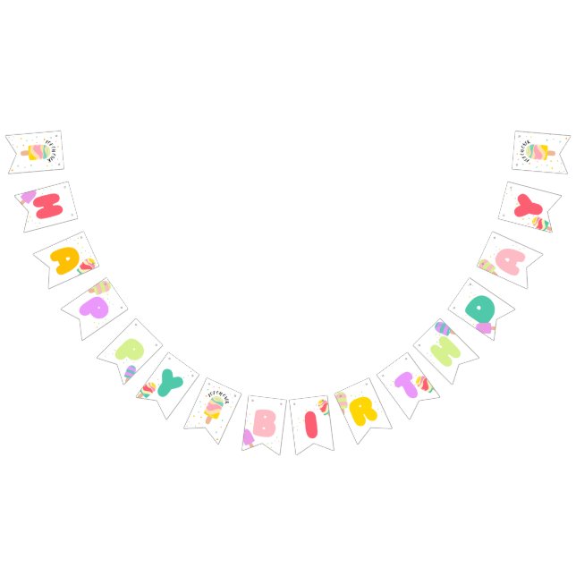 Banderines Tema de la fiesta de cumpleaños (Todo)