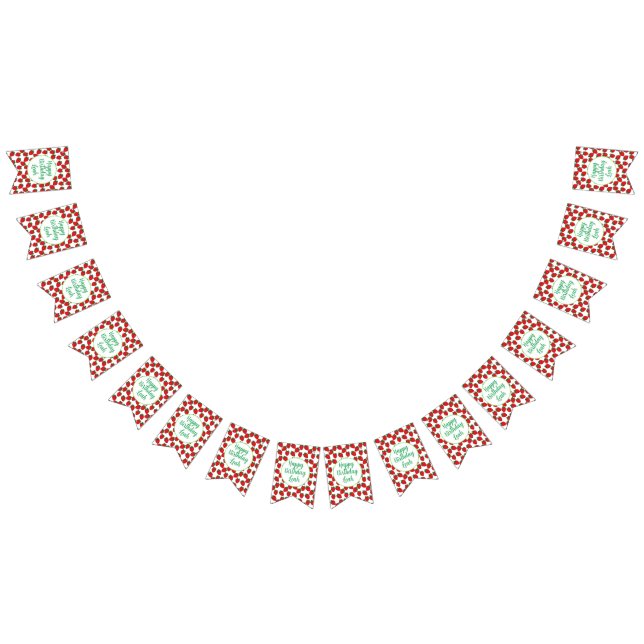 Banderines Tema de la fiesta de cumpleaños de fresa (Todo)