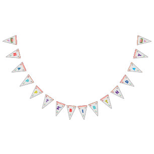 Banderines Tema del carnaval del partido de cumpleaños del ni