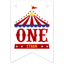 Banderines Tema del carnaval Primer cumpleaños 12 meses foto