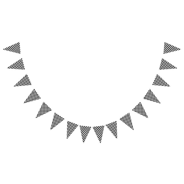 Banderines Tema del coche de carreras de patrones de cheques (Todo)