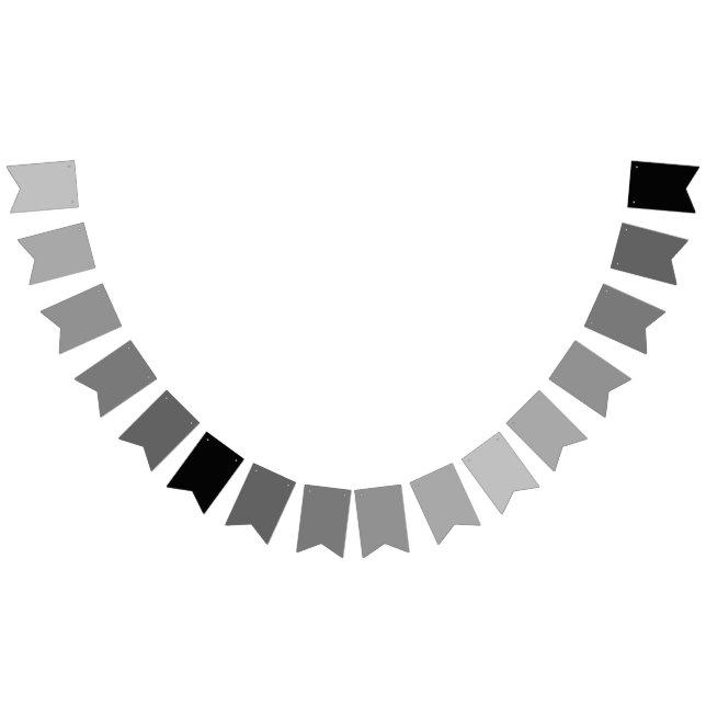 Banderines Tema Gradiente de Gris a Negro Stardust (Todo)