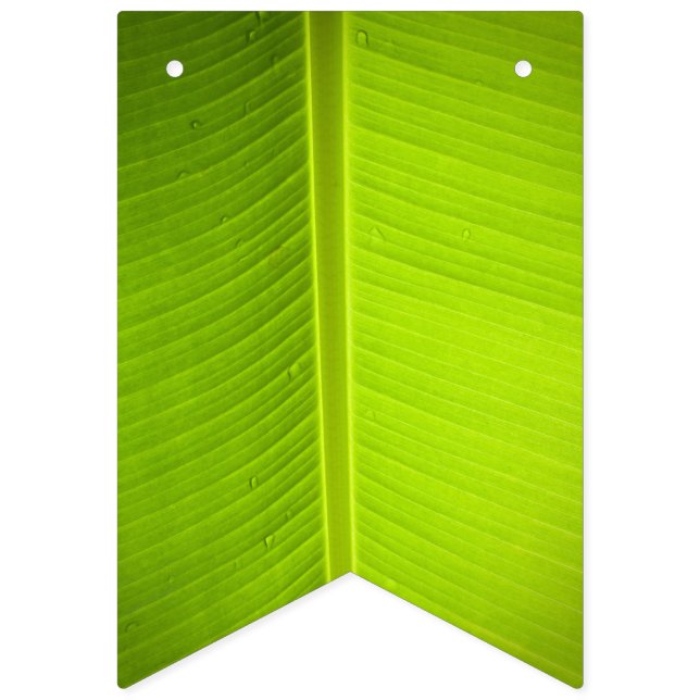 Banderines Tema Tropical. Banana se va. (Primera bandera)