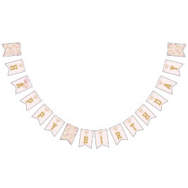 Banderines Tennis Luxury Girl Feliz cumpleaños