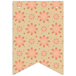 Banderines Terracotta naranja y arena beige delicada margarit