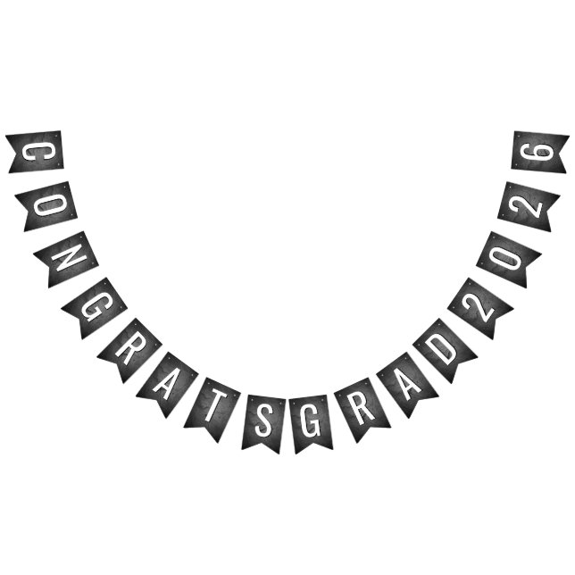 Banderines Texto De Graduación 2025 Sobre La Pizarra Negra (Todo)