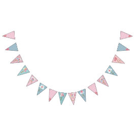 Banderines "Tiempo para el té" Bunting.