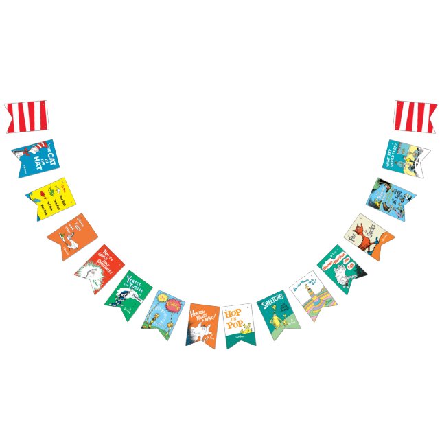 Banderines Títulos de libros de Dr. Seuss (Todo)