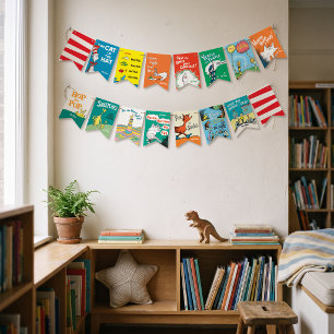 Banderines Títulos de libros de Dr. Seuss