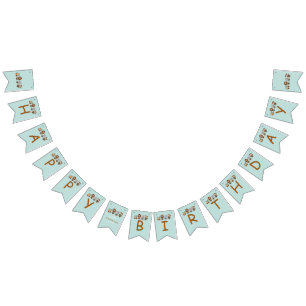 Banderines TODO ABOARD Train Fiesta Kids Cumpleaños