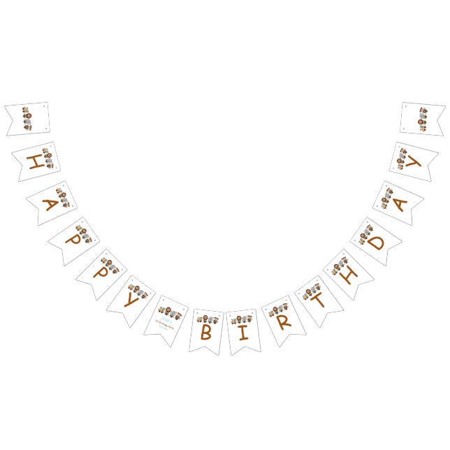 Banderines TODO ABOARD Train Fiesta Kids Cumpleaños (Todo)