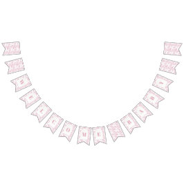 Banderines Toile de Jouy Baby Shower