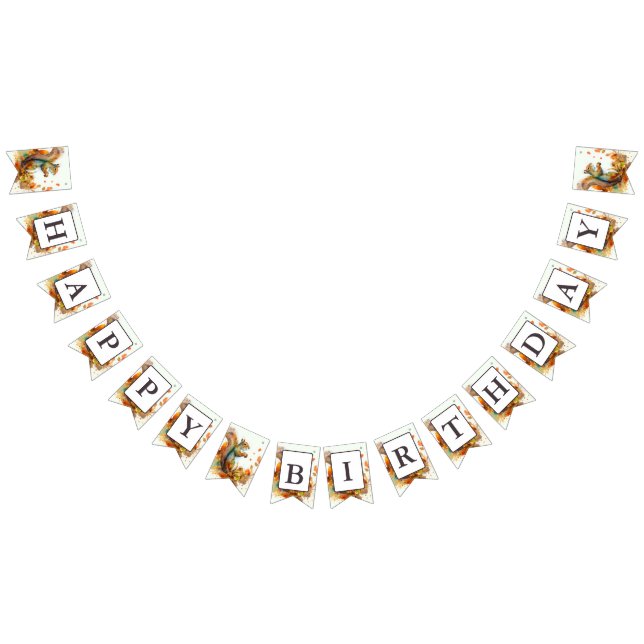 Banderines Tortuga de acuarela de las vibraciones de otoño -  (Todo)