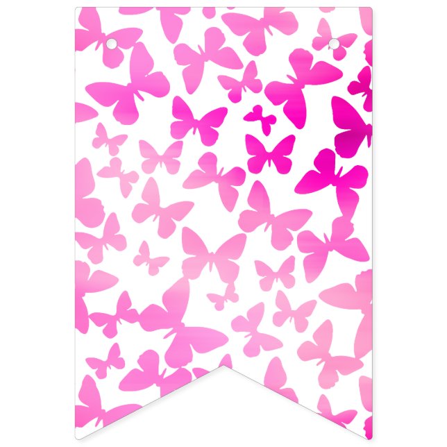 Banderines Toss de mariposa (rosa) (Primera bandera)