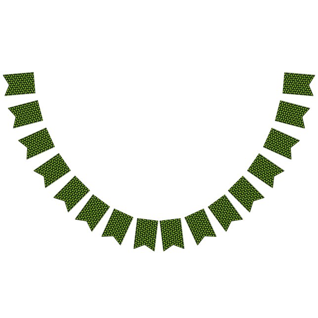 Banderines Treboles ligeros negro (Todo)