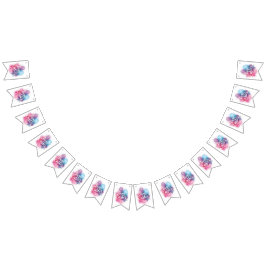 Banderines Trendy Purple and Pink Easter Eggs wrapping paper 