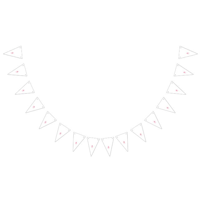 Banderines Tres costillas en tonos rojos y rosas contra (Todo)