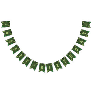 Banderines Tyrannosaurus Rex T-rex Dinosaur Feliz cumpleaños