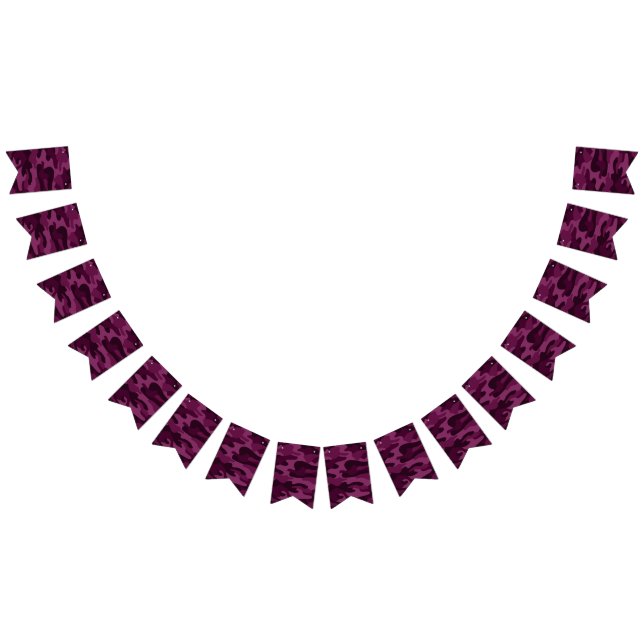 Banderines Tyrian Purple Monocolor Camo (Todo)