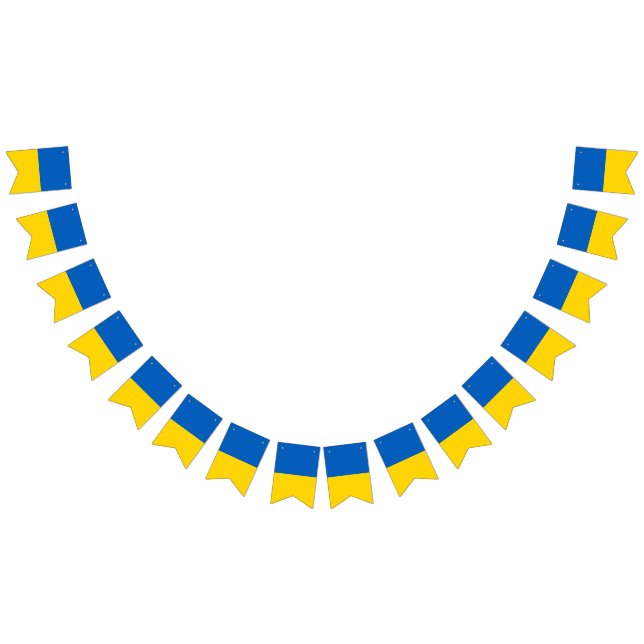 Banderines Ukraine flag bunting banner (Todo)