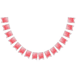Banderines un cuadro de un cielo rojo con árboles