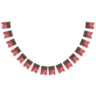 Banderines un cuadro rojo y negro con un fondo rojo