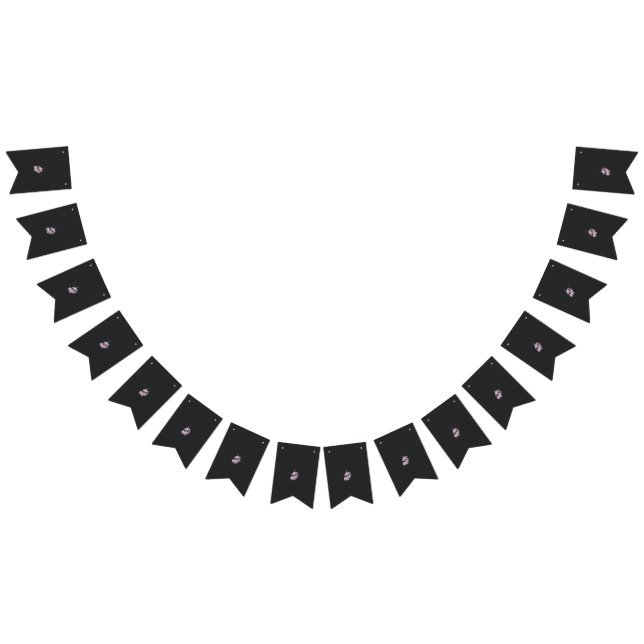 Banderines un dibujo de una planta con flores púrpura (Todo)