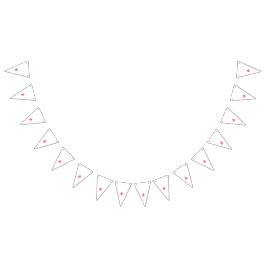 Banderines Un diseño gráfico rojo vibrante con negrita y abst