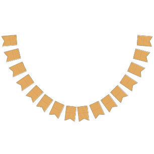 Banderines un fondo naranja y amarillo con puntos pequeños